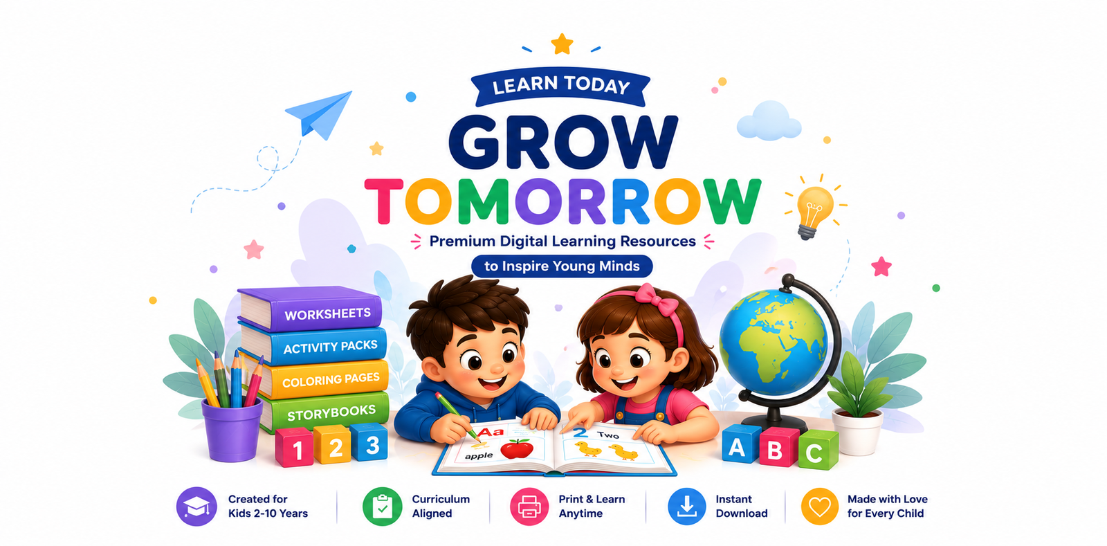 Premium Digital Learning Resources for Kids