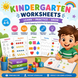 Kindergarten Worksheets