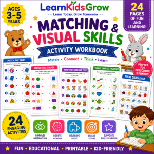 Fun Preschool Matching Worksheets for Kids