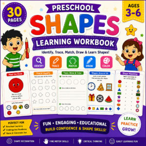 Amazing Preschool Shapes Worksheets for Kids