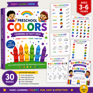 Ultimate Preschool Color Worksheets for Kids