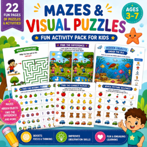 Ultimate Preschool Mazes & Visual Puzzles for Kids
